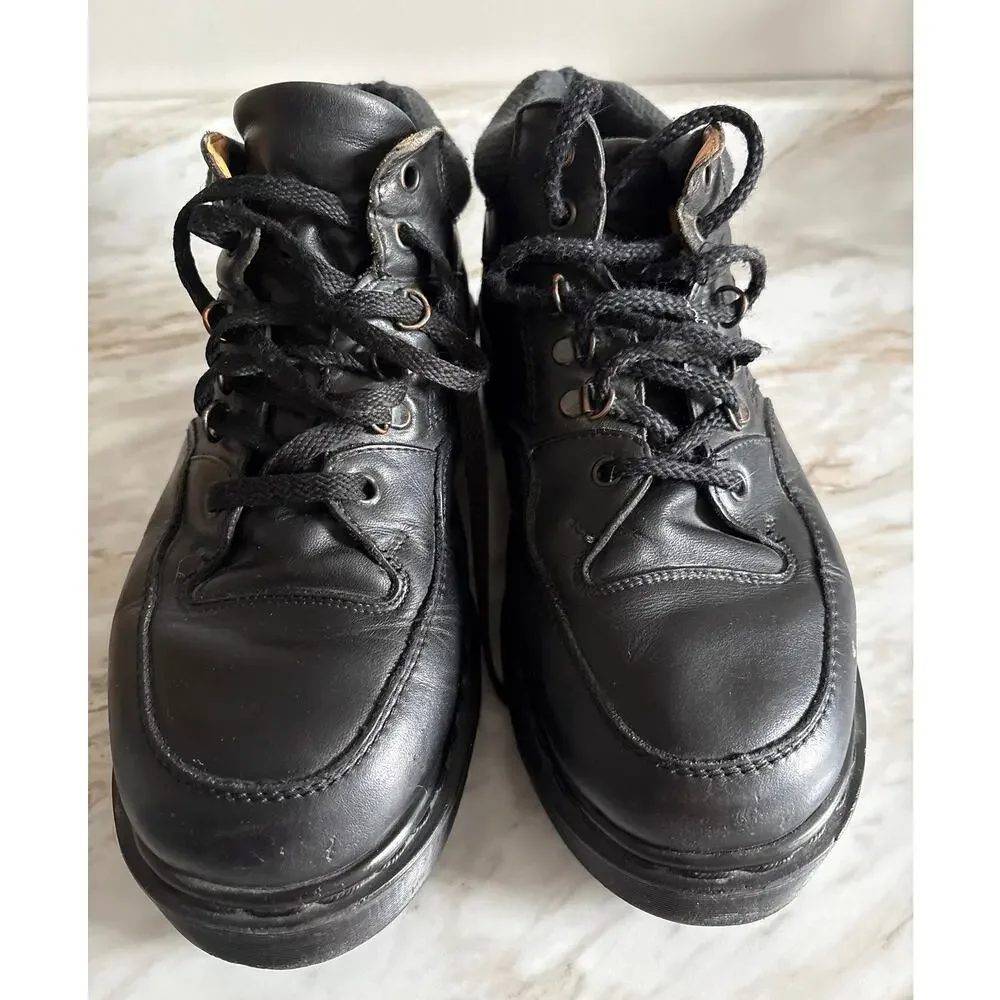 Vintage 90s  Dr. Martens England 2128 Docs Leather  Chunky Mens Boots UK 8 US 9